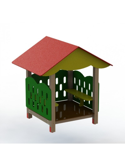 Дитячий будиночок-альтанка Лісок